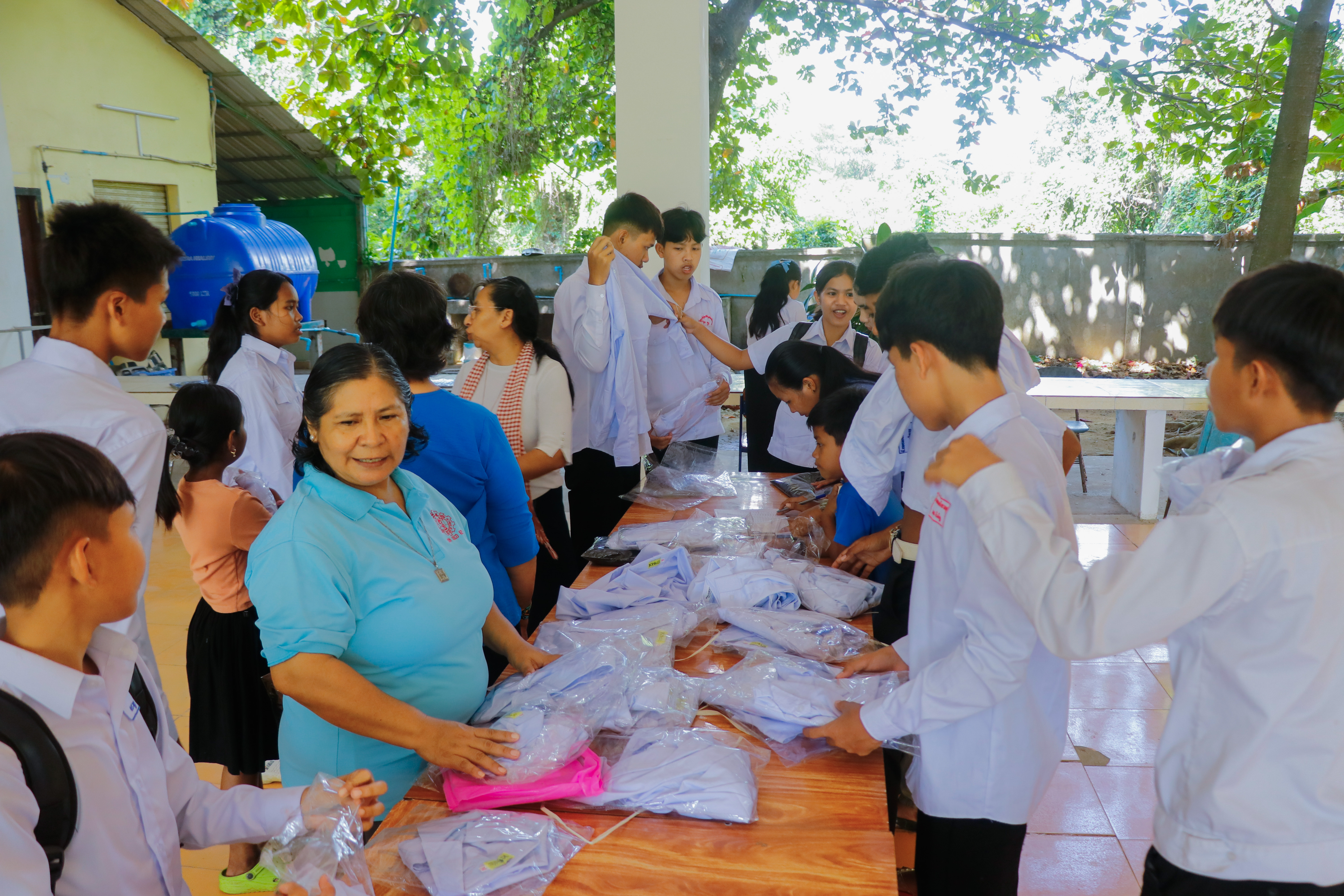 Don Bosco Brother Sun Children Thanks to Benefactors for Academic Kits Support on November 2024