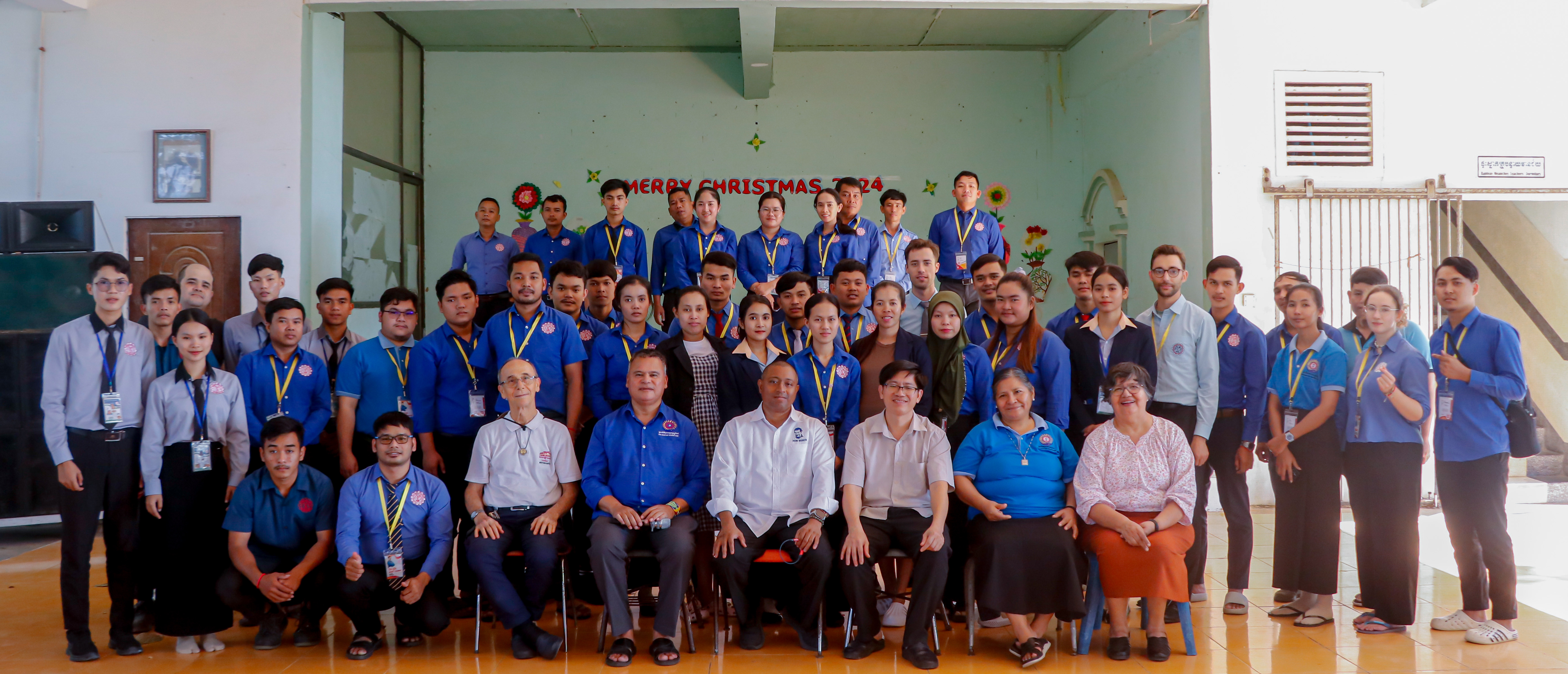 The visit of the Salesian family representative at Don Bosco Technical School Kep Province
