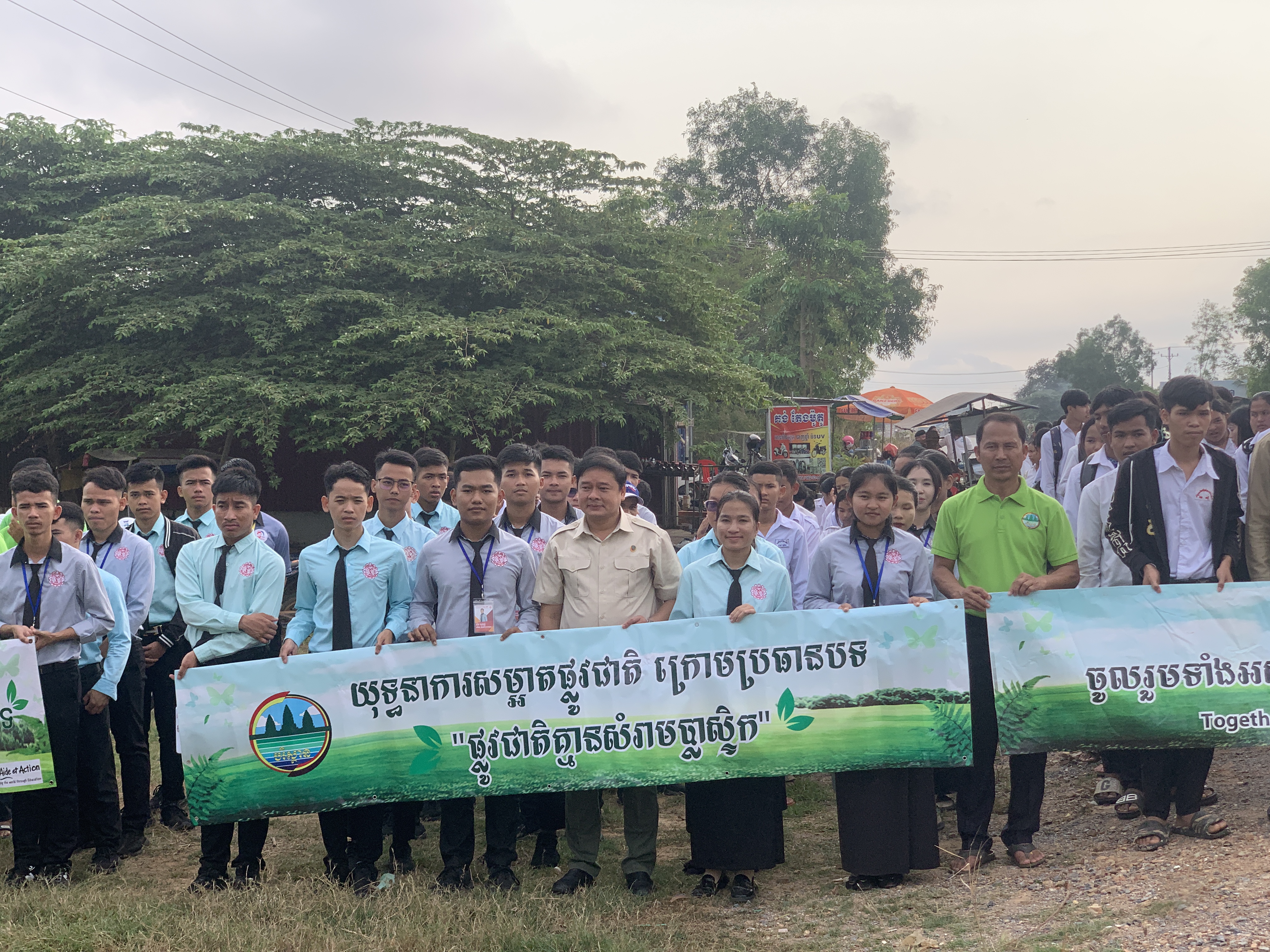 Students of Don Bosco Technical School Join Plastic Waste Cleanup Campaign