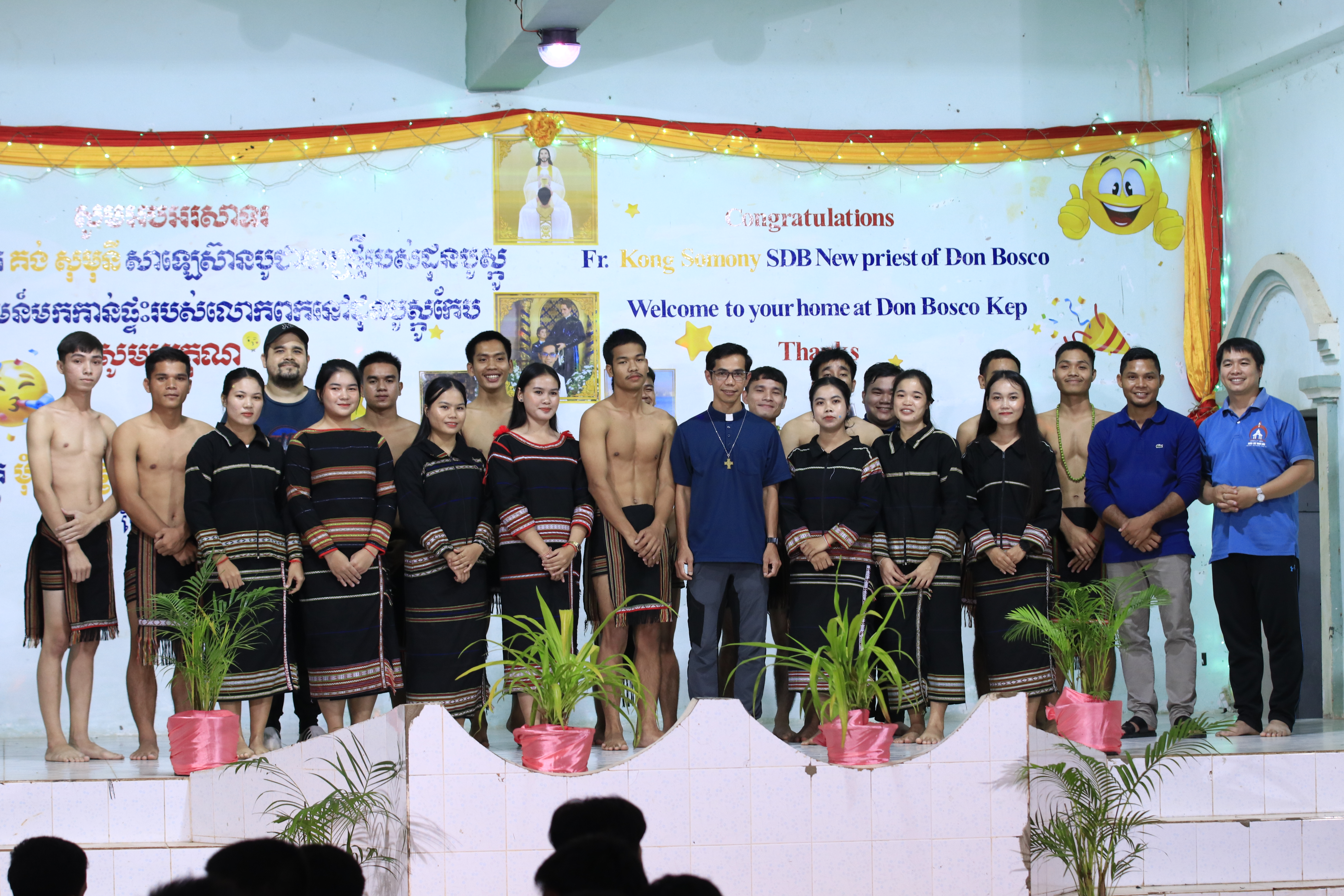 Welcome Fr. Kong Somony, the Newly Ordained Salesian Priest, to Don Bosco Kep