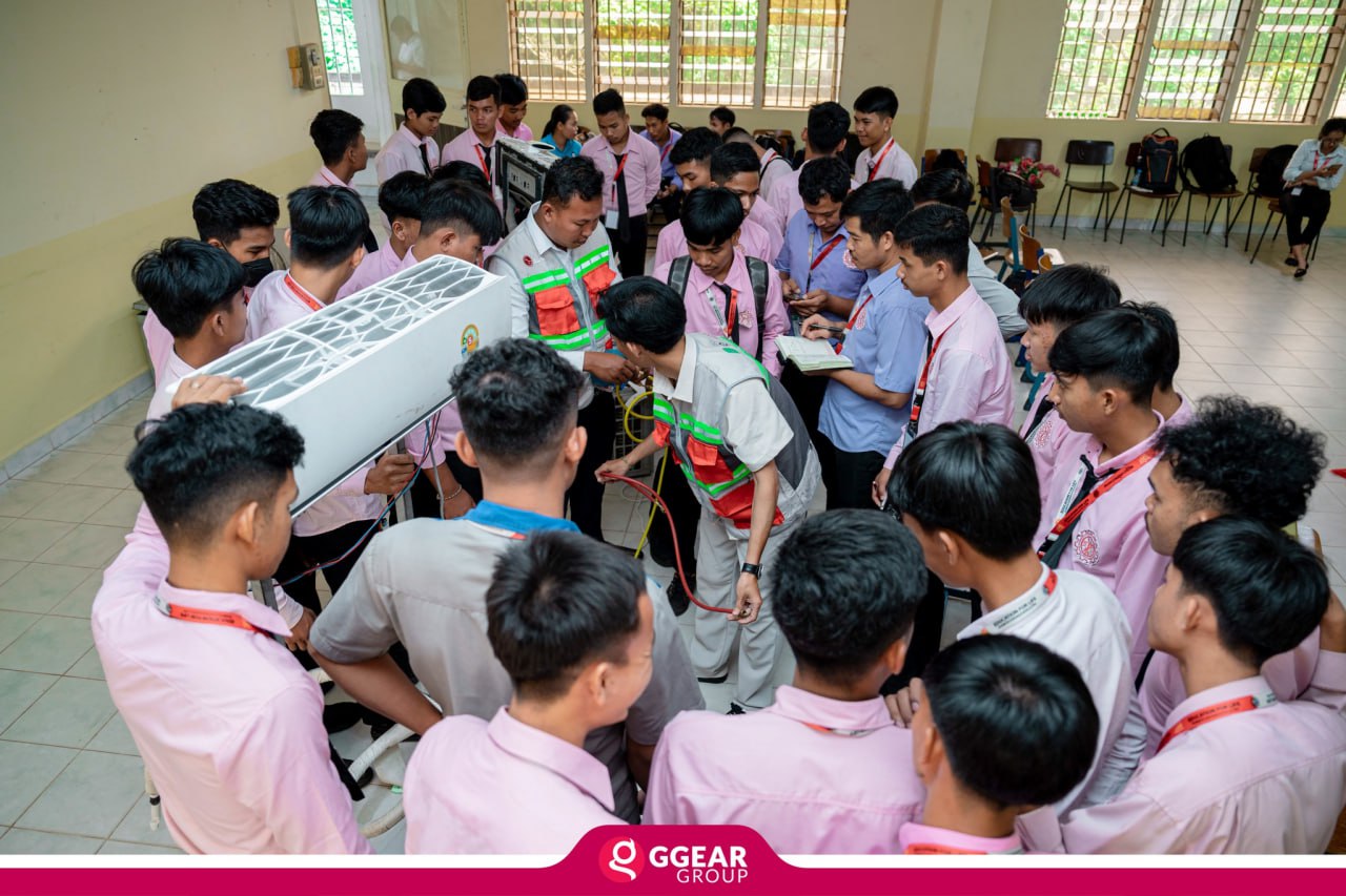 Workshop on LG Air Conditioner Installation and AI Technology for Don Bosco School Students
